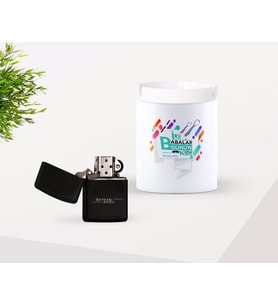 BK Gift Kişiye Özel Babalar Günü Hediyesi İlk Babalar Günü Tasarımlı Seramik Kül Tablası ve Benzinli Çakmak Seti-6 (Model 1)