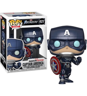 Funko Pop! Marvel: Avengers Oyunu - Kaptan Amerika (Stark Tech Suit)" (Krem)
