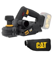 CAT DX81B 18Volt 82mm Çift Bıçaklı Kömürsüz Profesyonel Planya (Akü Dahil Değildir)