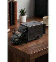 Mercedes-Benz Sprinter 1:48 Ölçek Çek Bırak Metal Kargo Kamyoneti Oyuncak Araba 14 cm