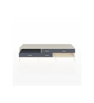 Hyperion TV Ünitesi Tek Raflı 4 Çekmeceli  220x44x51 Aytaşı-Antrasit