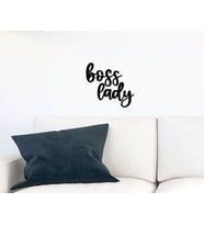 BK Home Boss Lady Duvar Yazısı-1 (Siyah)