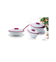 Tupperware Şık Servis Set Mikrodalga Fırın Isıtma Tenceresi ( 3.5-1.5-400 )