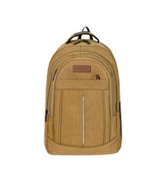 GALB Leather Evrak Cantasi Bej Kanvas Gunluk Kullanim 17 Inc Laptop Bolmeli Sirt Cantasi Cod 7300
