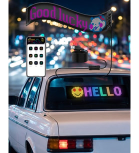 LED Matrix Panel RGB Yazı Yazma Animasyonlu Telefon Kontrollü Akıllı Ekran