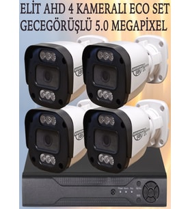Bestcam 4 Kameralı Ahd Full Set 500 Gb Hdd Gece Renkli Görüş Su Geçirmez
