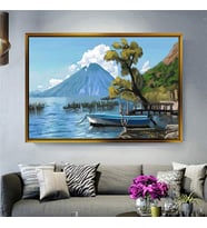 Altın Çerçeveli dekoratif tablo a1997 (Gold)