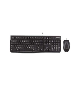 Logitech MK120 USB KABLOLU TAM BOYUTLU TÜRKÇE KLAVYE VE MOUSE SETİ SİYAH 920-002560