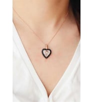Açılır Kalp 925 Ayar Gümüş Kolye