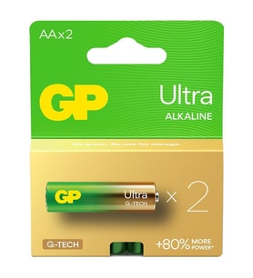 GP G-Tech Ultra Alkalin Kalem LR6 - AA Boy 1.5V Pil 2li Paket
