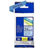 Tonersepeti Brother TZe-511 Mavi Üzerine Siyah Muadil Etiket  6mm
