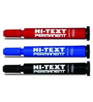 HI-TEXT 830 PC KESİK UÇLU PERMANENT MARKER KOLİ KALEMİ 3 RENK