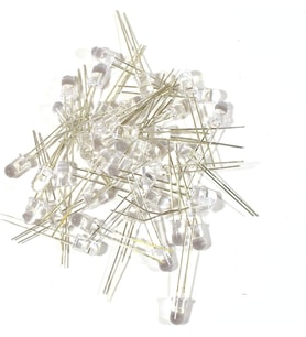 25 adet 5 mm Beyaz Led