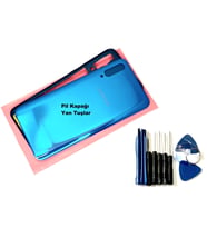 Samsung Galaxy A50 A505) FULL KASA Arka Pil Batarya Kapağı (TAMİR SETİ) MAVİ