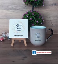 Doğum Günü Hediyesi Dekoratif Taş, Kupa Bardak Kırmızı Hediye (Model 9)