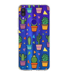 PrintiFy Xiaomi Redmi Note 7 Pro ile Uyumlu 1mm Slim Fit Water Color 4 Baskılı Şeffaf  Kılıf