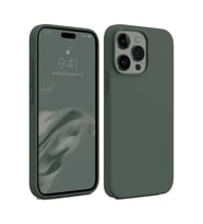 Newface Apple iPhone 15 Pro Max Kılıf First Silikon - Koyu Yeşil