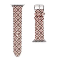 Apple Watch 38mm Karo Motif Kordon - Pembe