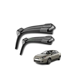 RENAULT FLUENCE ÖN CAM SİLECEK SÜPÜRGESİ TAKIMI 2010 - 2012 FLUENCE ÖN SİLECEK MAKYAJSIZ