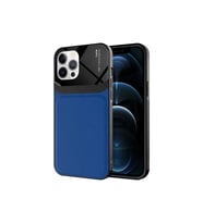 Apple iPhone 12 Pro Max Uyumlu Kılıf Zore Emiks Kapak (Lacivert)