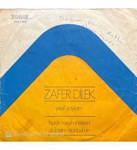 Zafer Dilek Yeşil Yaylam 45lik plak (Karışık)