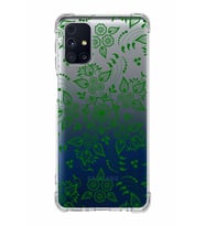 Samsung Galaxy M31s  Köşe Korumalı Antişok Kapak Nostalji Desen Tasarımlı Şeffaf  Kılıf