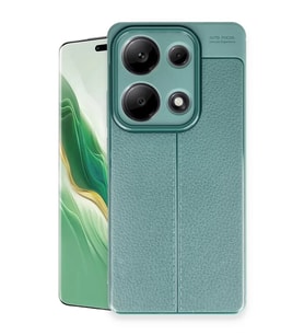 Newface Xiaomi Redmi Note 13 Pro 4G Kılıf Auto Focus Kapak - Koyu Yeşil