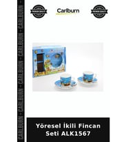Özel Üretim Yöresel İkili Fincan Seti ALK1567