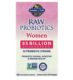 Garden of Life, RAW Probiotics, Women, 85 Billion, 90 Vegetarian Capsules. (Renksiz)