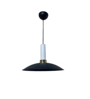 Dylight Retro Metal Dekoratif Siyah Rustik Tekli Sarkıt Avize Çap 35 cm
