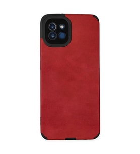 Samsung Galaxy A03 Kılıf Loop Deri Silikon - Kırmızı