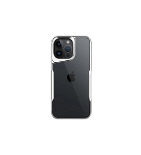 Apple İphone 16 Pro Kılıf Boyi Silikon Kapak - Gümüş