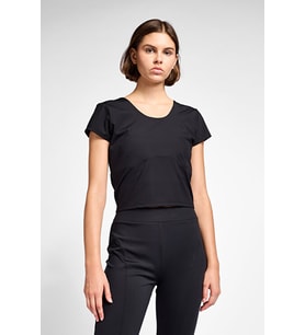 Kadın Antrenman Kısa Kol T-Shirt 25B-2056 (Siyah)