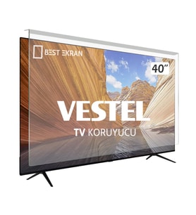 VESTEL 40PF7070 TV EKRAN KORUYUCU - Vestel 40" inç Ekran Şeffaf Koruma paneli
