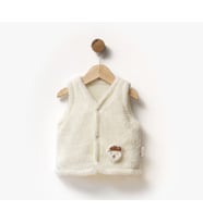 Cozy Krem Peluş Bebek Yeleği
