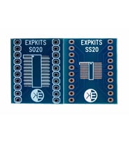 SOSS20 PCB ( SO20 - SSOP20 ) SOIC20 SSOP20 to DIP20 Çevirici PCB