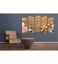 Md70 5 Parça Uv Baskılı Deokaratif  Mdf Tablo