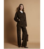 LCW Modest Kahverengi Straight Fit Kadın Jean Pantolon