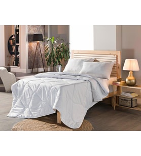 Doqu Home Festival Cotton Çift Kişilik Yorgan (Beyaz)