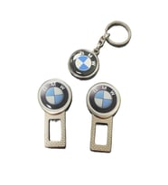 BMW Metal Toka 1 Çift Ve Anahtarlık 1 Adet