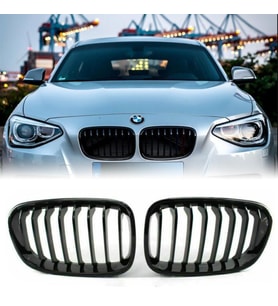 Bmw 1 Serisi F20 Ön Panjur Seti Parlak Siyah 2011-2014