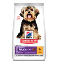 Hills SP Small & Mini Sensitive Stomach & Skin Tavuklu Yetişkin Köpek Maması 1,5 Kg
