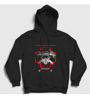 Presmono Unisex Siyah Benzin Rammstein Kapüşonlu Sweatshirt 105122tt