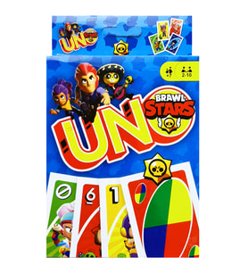 Resimli Uno Brawl Stars Oyun Kartı Mavi