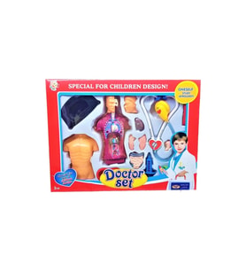 Anatomi İnsan Vücudu Doktor Oyun Seti 18 Parça Eğitici Anatomik Öğrenme Oyuncağı
