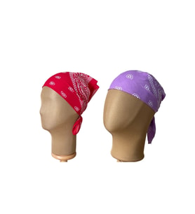 %100 Pamuklu Klasik Desen Unisex 2li Bandana Seti Renkli Bandana Etnik Desenli A Kalite Bandana