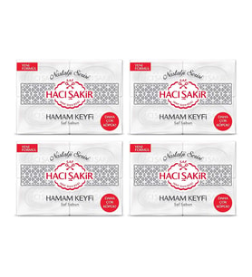 Hacı Şakir Hamam Keyfi Kalıp Sabun 800 gr 4 lü