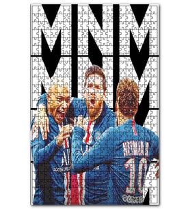 Cakapuzzle MNM Üçkeni PSG de artık Puzzle Yapboz MDF (Ahşap) (120 Parça)