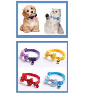 Pazariz Papyonlu Kedi Ve Küçük Irk Köpek Boyun Tasması Çıngıraklı Yeşil