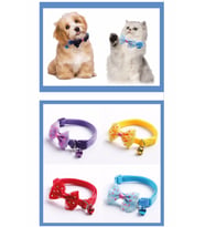 Pazariz Papyonlu Kedi Ve Küçük Irk Köpek Boyun Tasması Çıngıraklı Yeşil